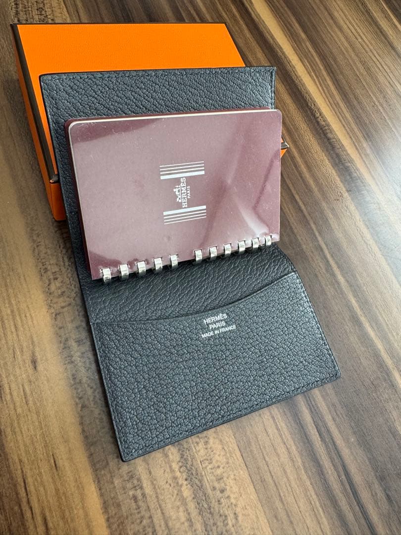 【未使用品】HERMES エルメス　手帳　カード入れにも