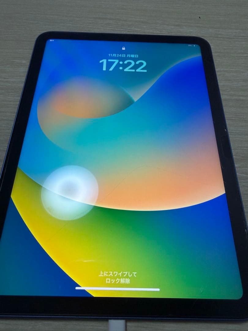 Apple iPad 第10世代64G青　本体　箱あり
