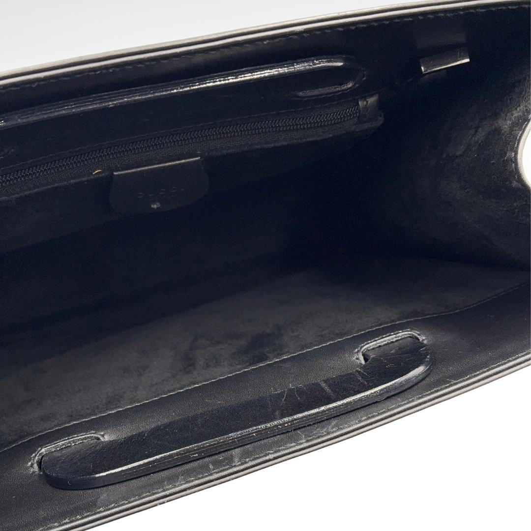 GUCCI グッチ レザートートバッグ ブラック A4収納可