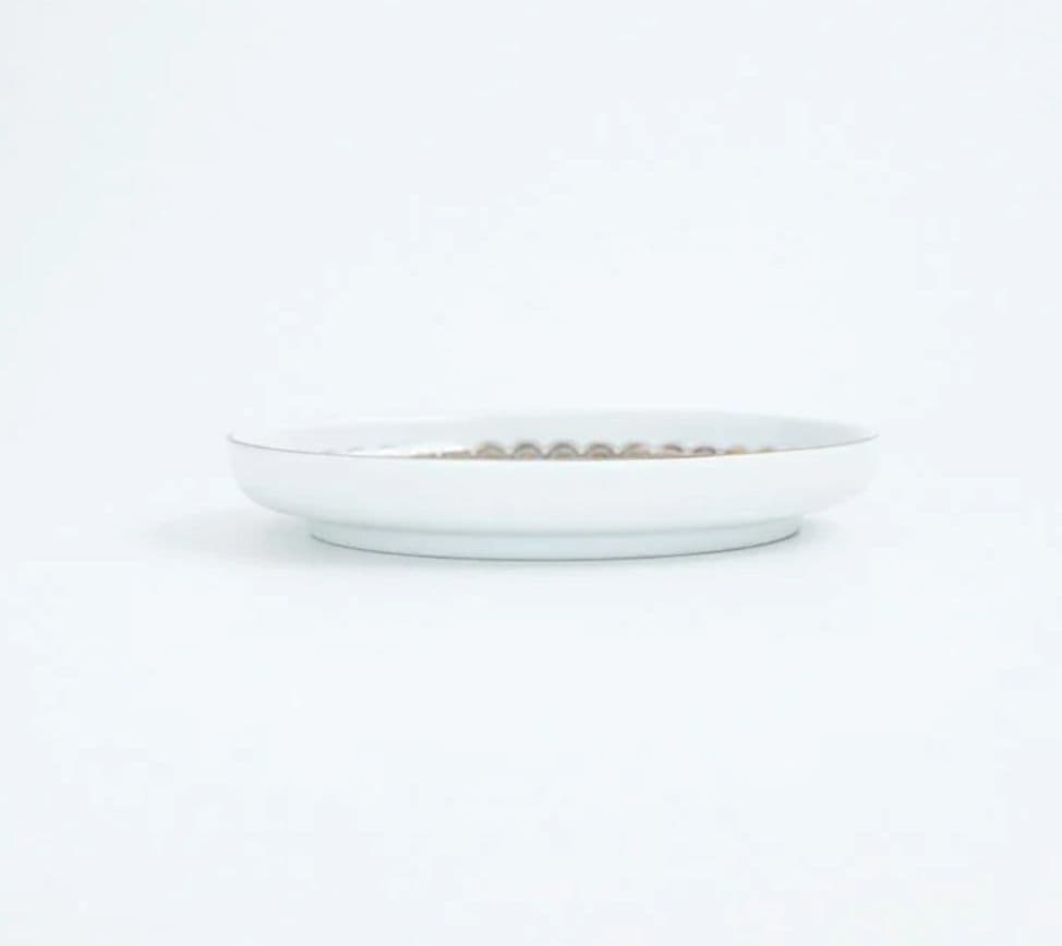 【有田ポーセリンラボ 】 JAPAN EARTH 和皿 19cm 更紗 ゴールド