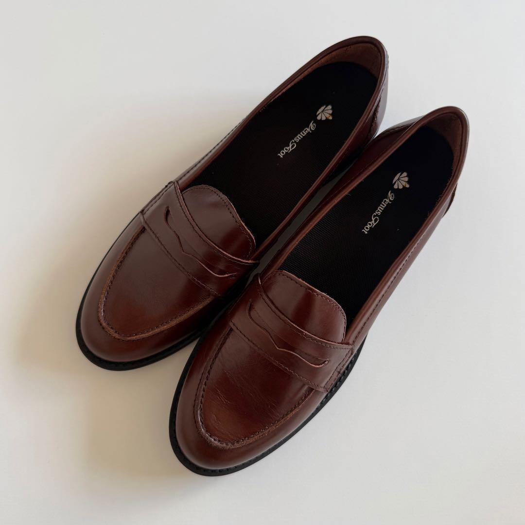 【未使用】ENESS ローファー ブラウン　38