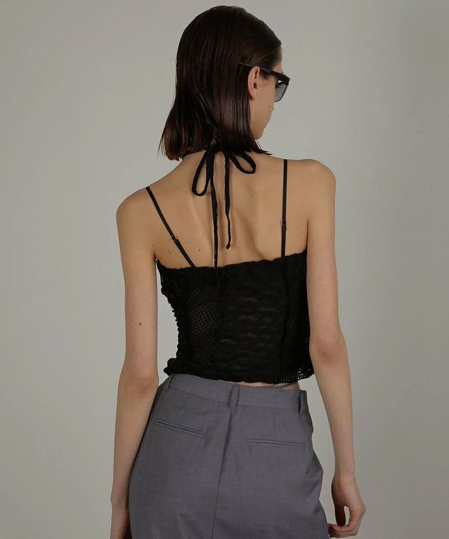 prankproject メッシュローズチューブトップ