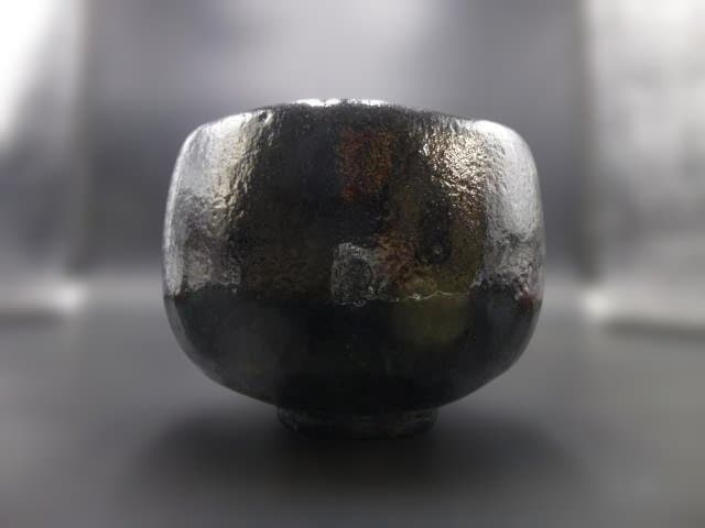 楽吉衛衛門　七代　長入　黒茶碗／銘「宝泉」／裏千家十三代　円能斎極め箱