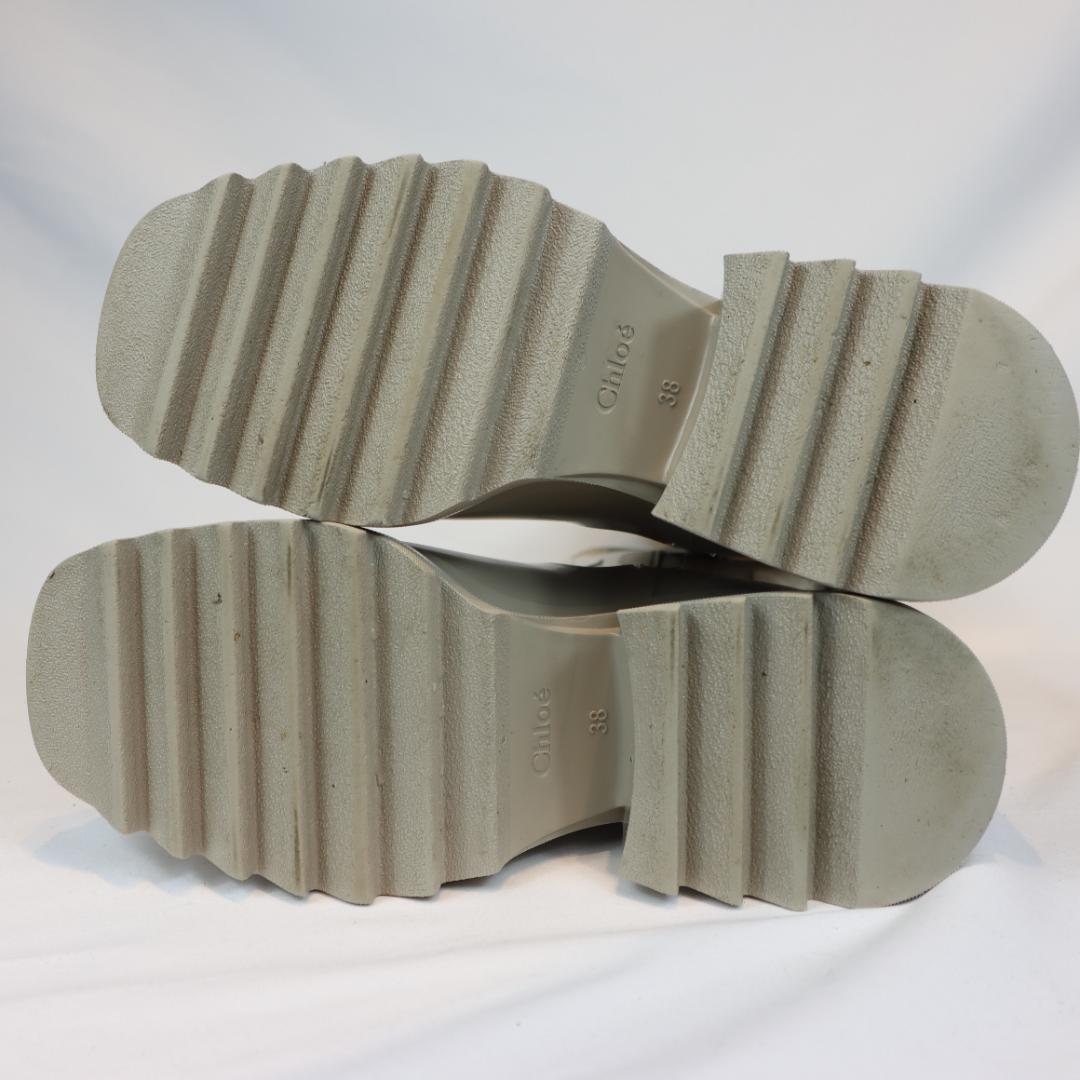 Chloe クロエ ヒール付き BETTY レインブーツ 高級 グレー