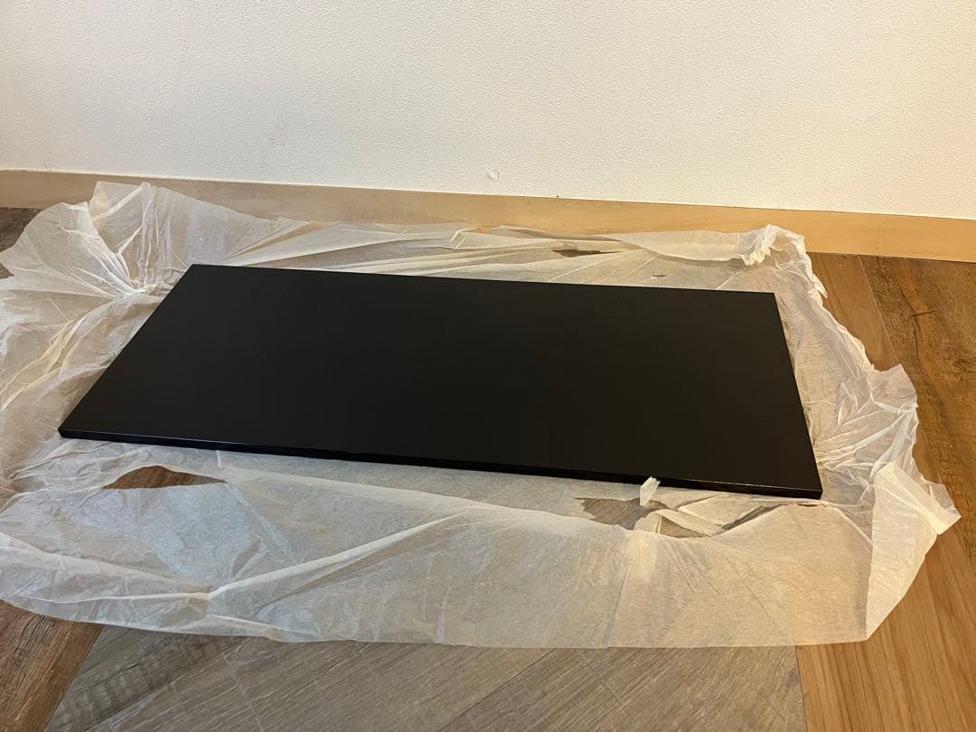 美品 茶道具 輪島塗 黒真塗 長板 炉用 風炉用 壱双 共箱 木製漆器