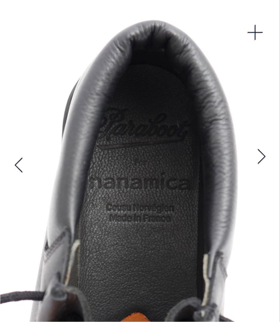 美品PARABOOTパラブーツnanamica別注MILLA/JANNU24cm