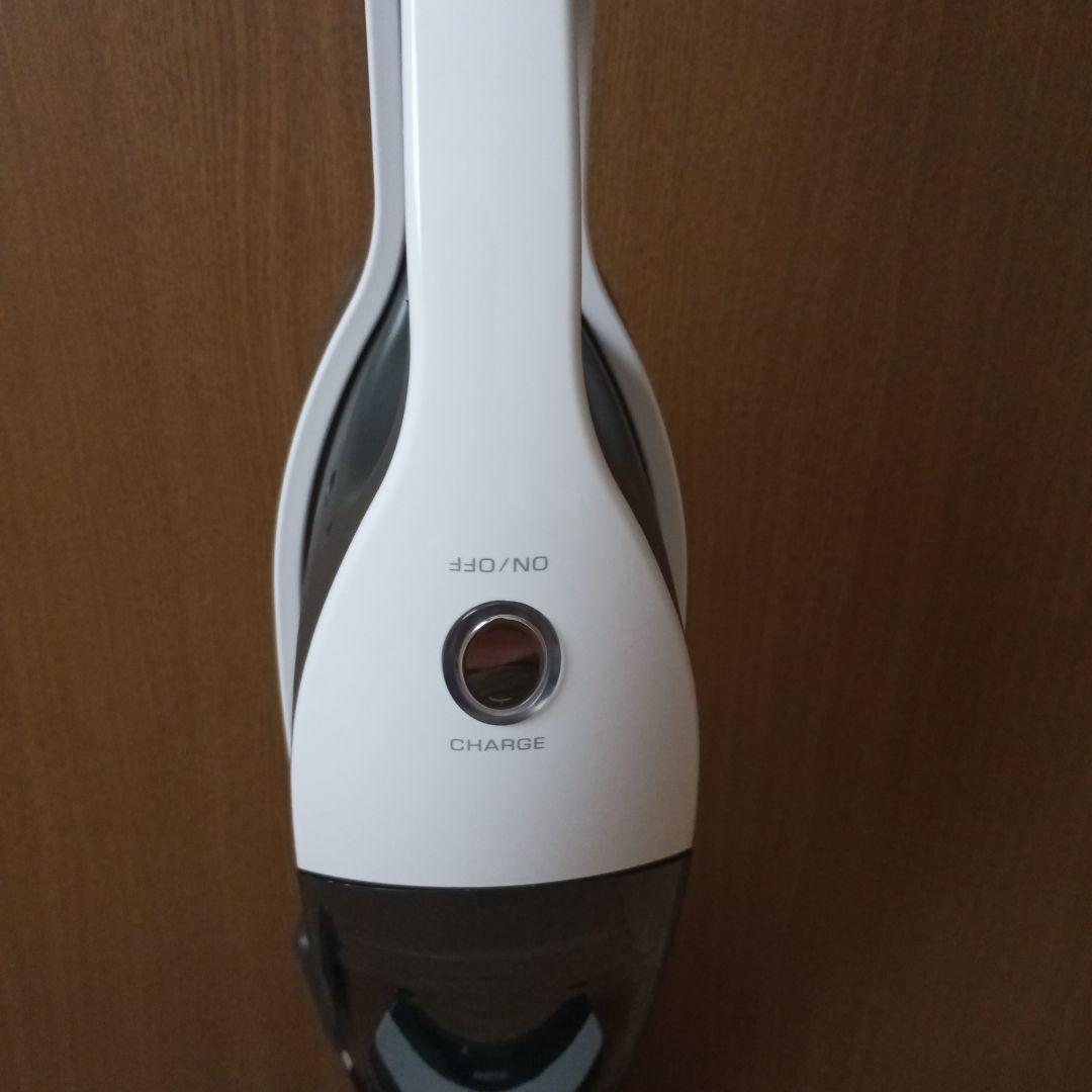 YAMAZEN スティッククリーナー本体 ホワイト・ブラック 充電器付き