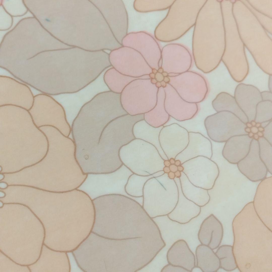 ポップな花柄デザインの押入れタンス 3段 チェスト 昭和レトロ