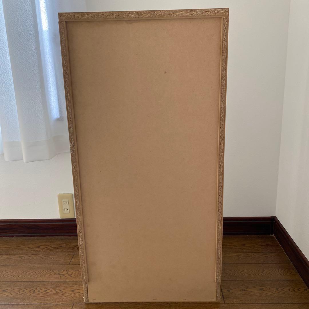 ホワイトチェスト 4段 引き出し付き　 薄型ホワイトサニタリーストッカー