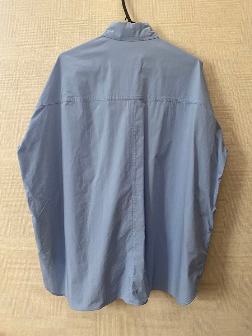 MACHATT ライトブルー オーバーサイズ シャツ