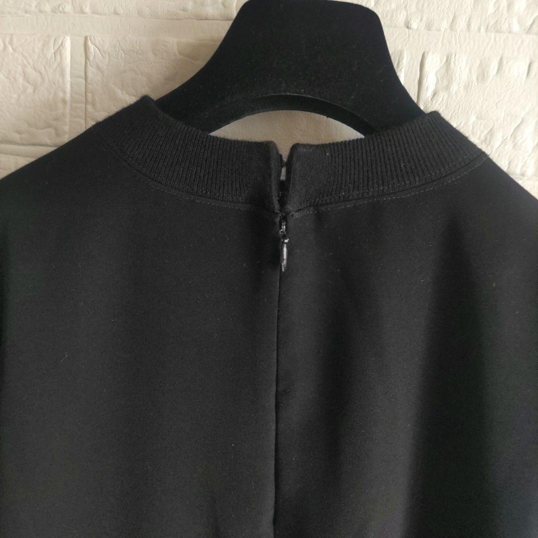 ENFOLD エンフォルド　異素材　ドッキング　ブラウス　ニット　トップス