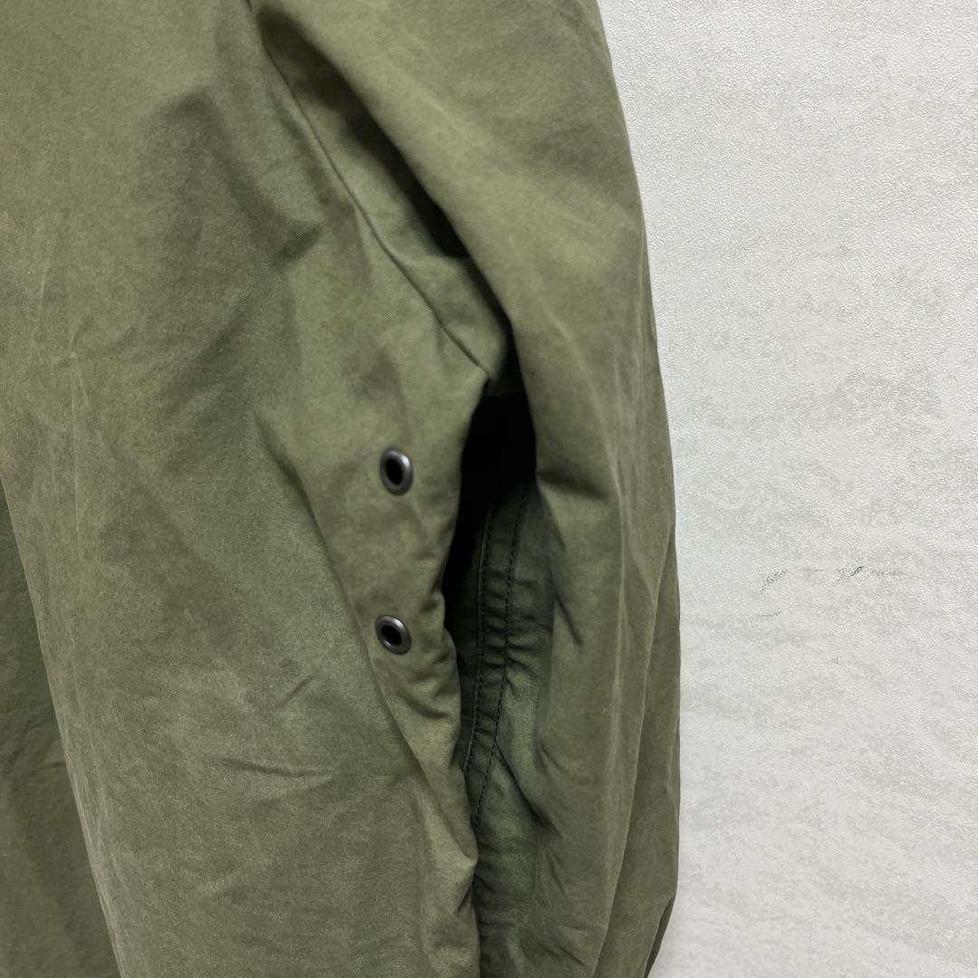 『MHL.』フーディーコート/インナーダウン取外し/ユニセックス/オリーブ/Ⅱ