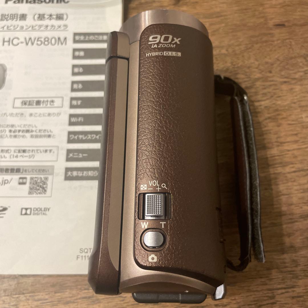 パナソニック HDビデオカメラ ブラウン HC-W580M