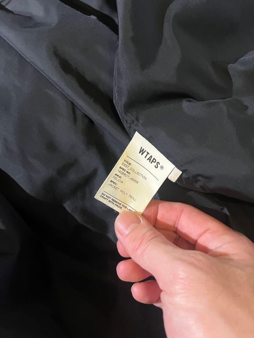 WTAPS ブラック ナイロンジャケット サイズ 03