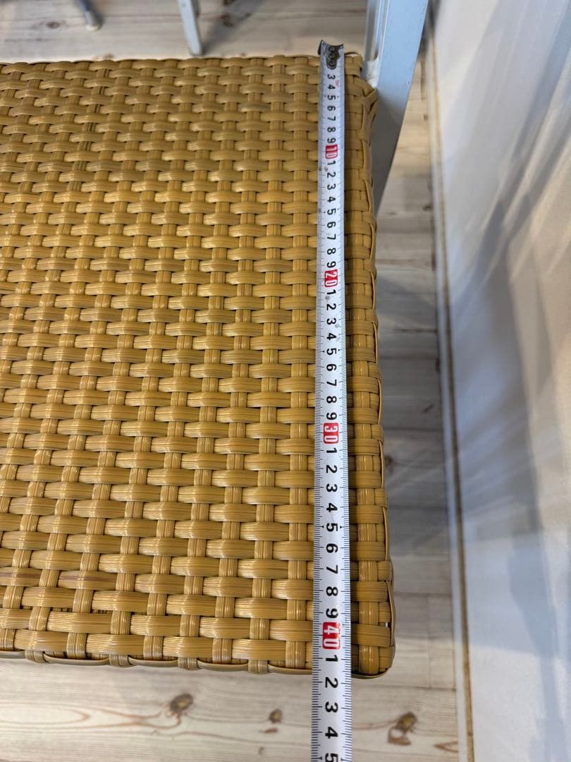 ラタン調スタッキングチェア 4脚セット テラス ガーデンチェア④