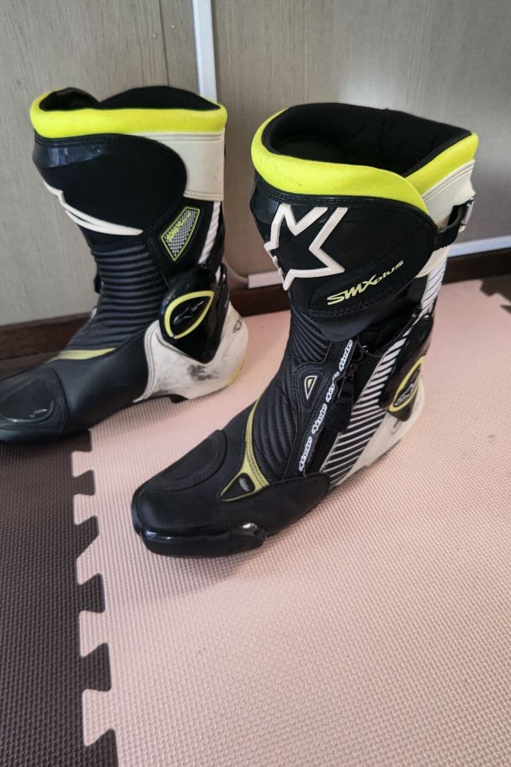 Alpinestars SMX-6 バイクブーツ ブラック/イエロー