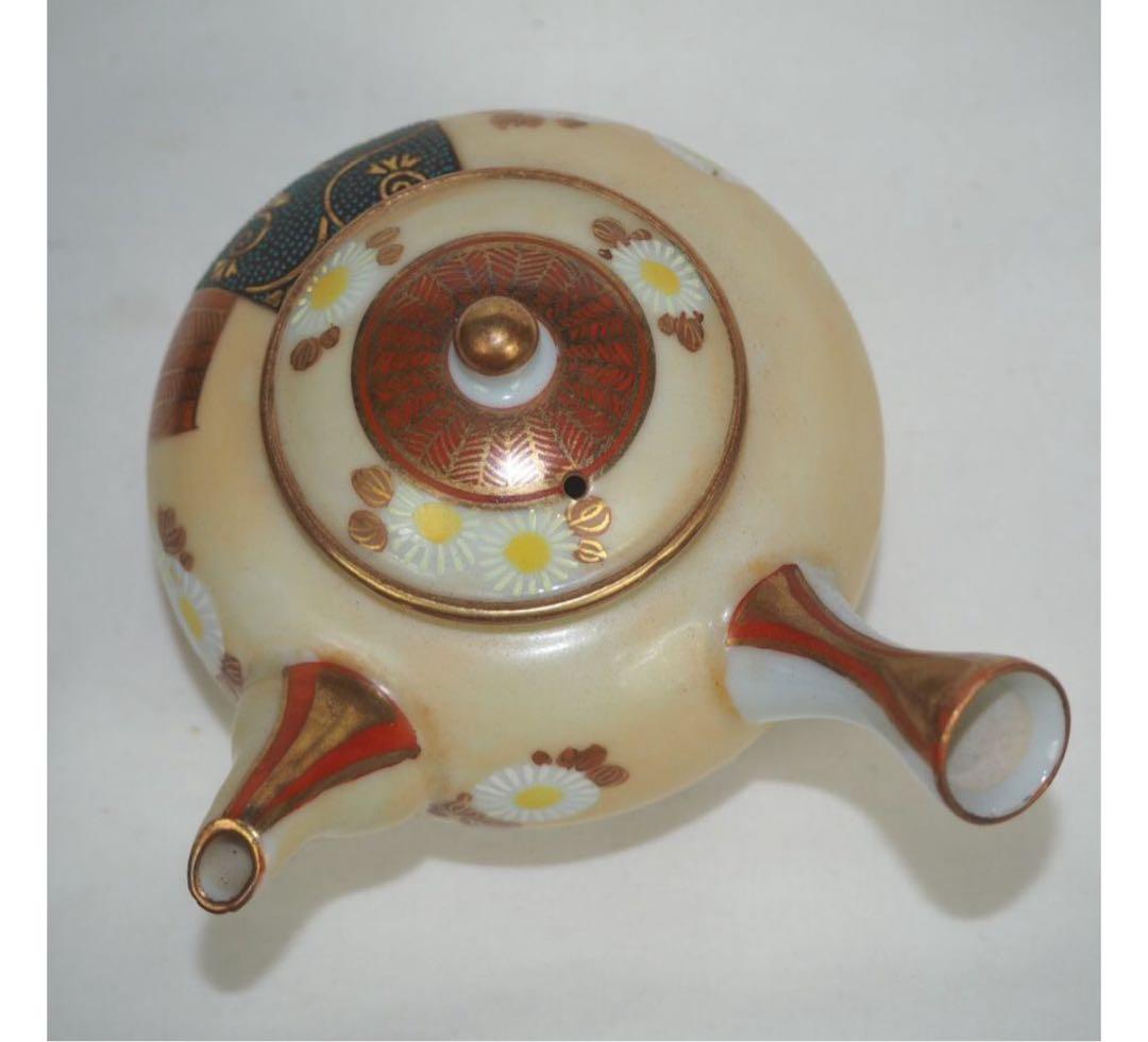 送料無料　大正～昭和初期　九谷焼　 茶器6点セット　煎茶道具