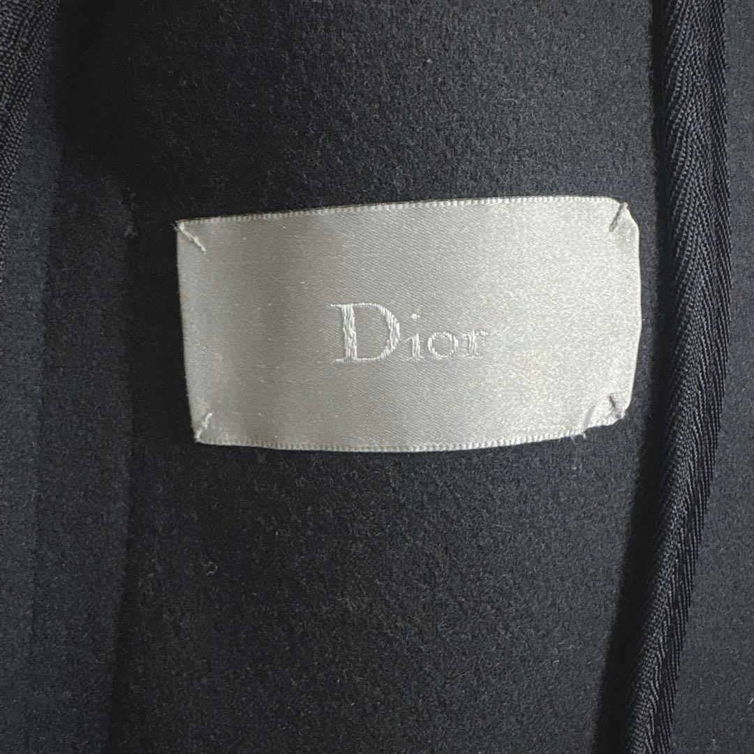 ディオールオム　2006 エディ　ダッフルコート　ブラック　サイズ44