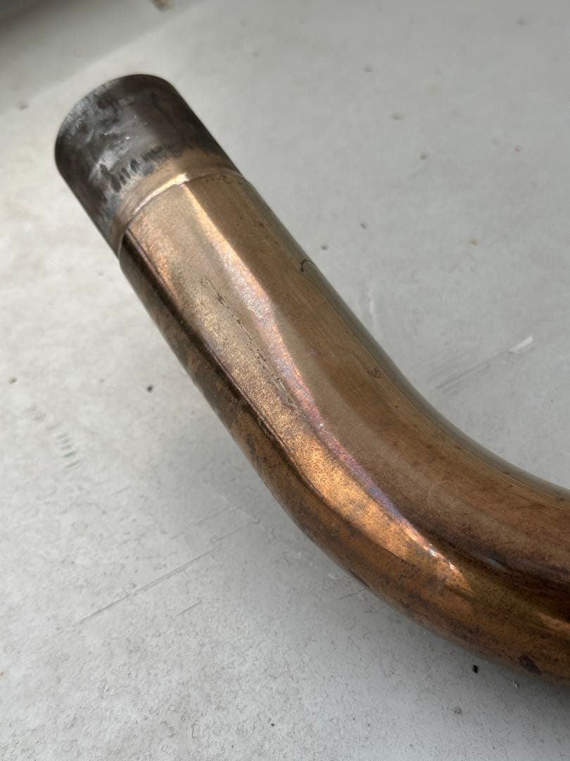 送料込 ペイトンプレイス SR400 エキパイ ステンレス マフラー 機械曲げ