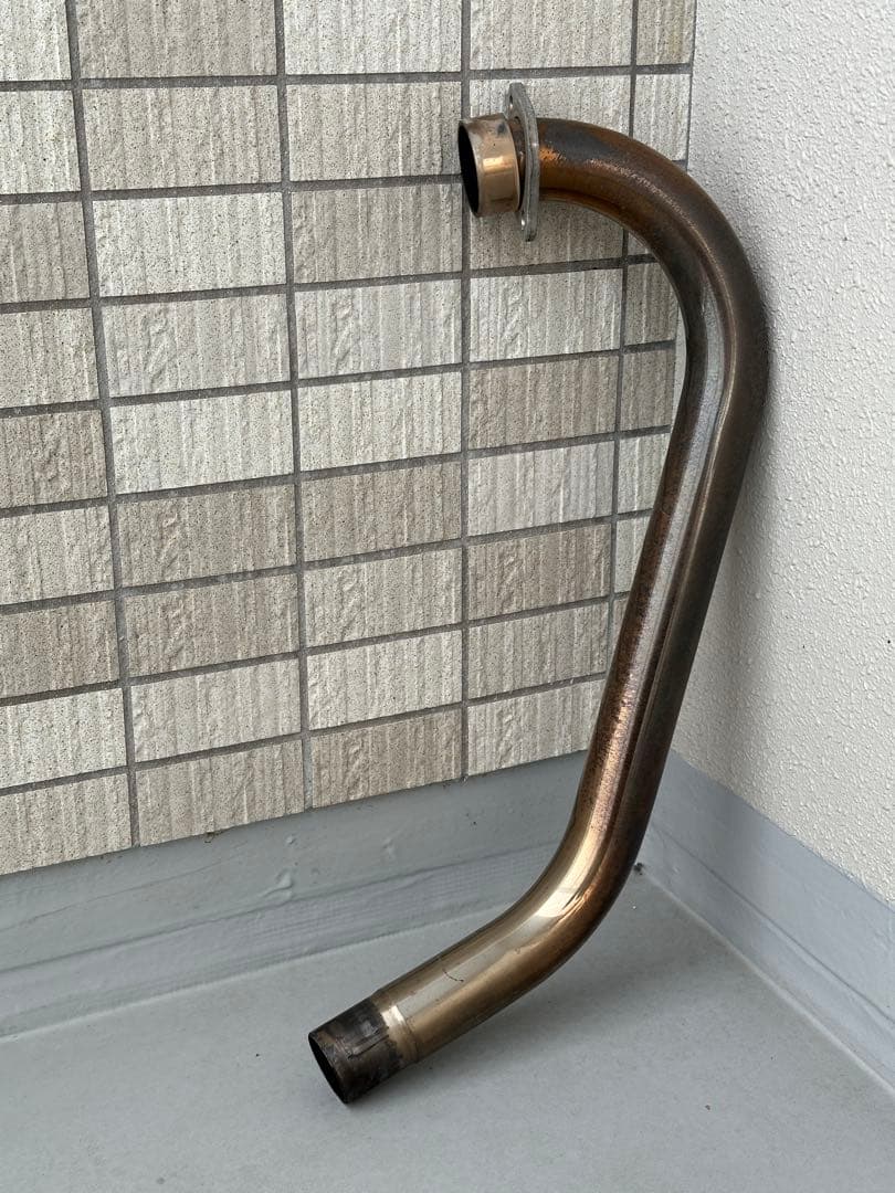 送料込 ペイトンプレイス SR400 エキパイ ステンレス マフラー 機械曲げ