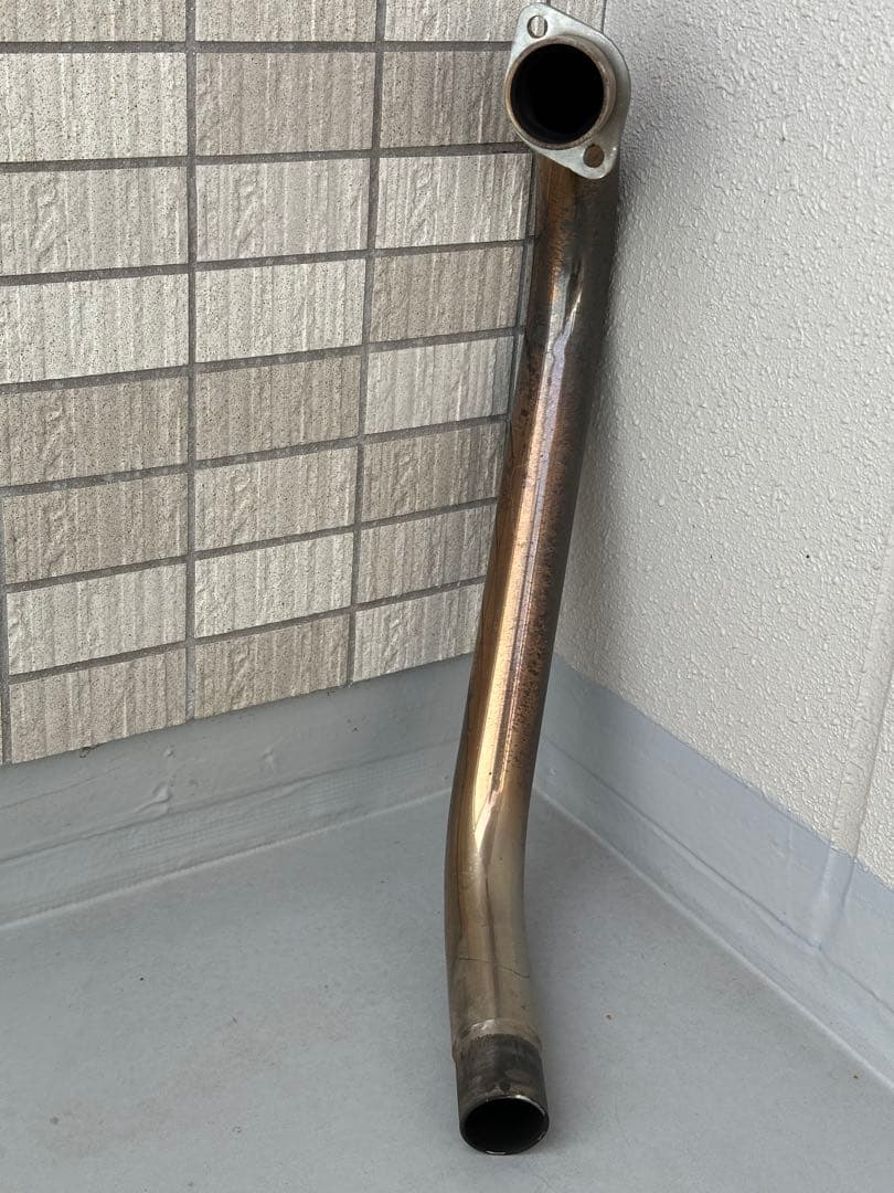 送料込 ペイトンプレイス SR400 エキパイ ステンレス マフラー 機械曲げ