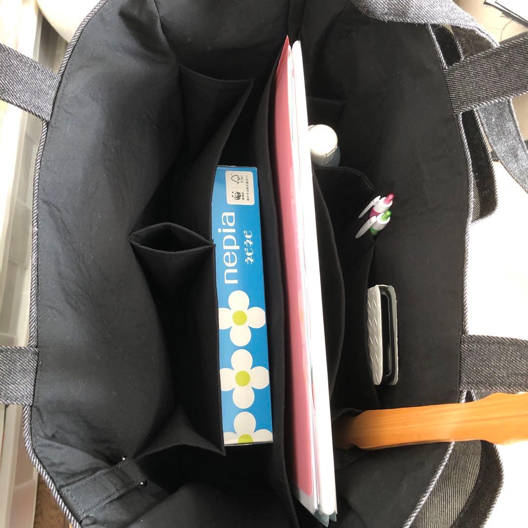 ひめ　トートバッグ　ハンドメイド 2個セット　①黒×AG②黒×S