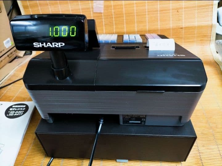 シャープレジスター　XE-A407　PC連携売上管理　上位機種　444007