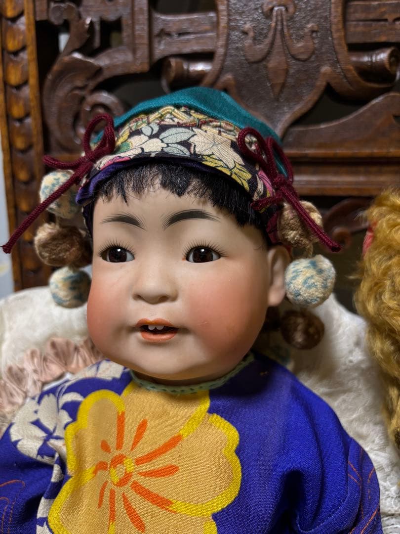 アンティークビスクドール JDケストナー アジアンベビードール243