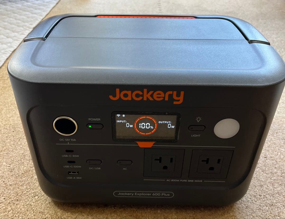 【未使用　動作確認のみ】Jackeryジャクリ　ポータブル電源 600 Plus