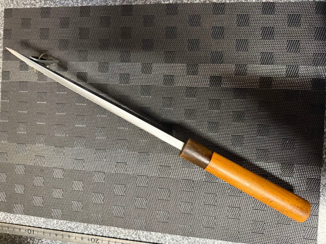 (研ぎ済み)刀銘 堺助廣　出刃包丁 刃渡り24cm高級和包丁