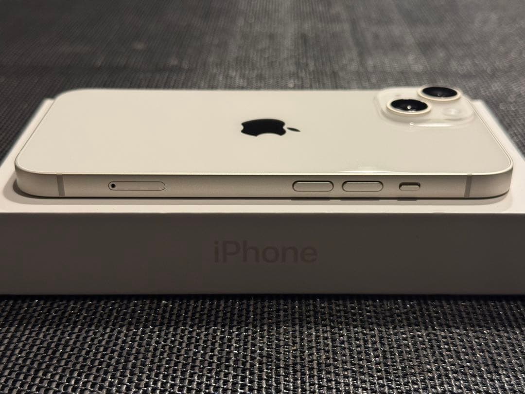 iPhone 14 128GB スターライト SIM フリー 92% バッテリー