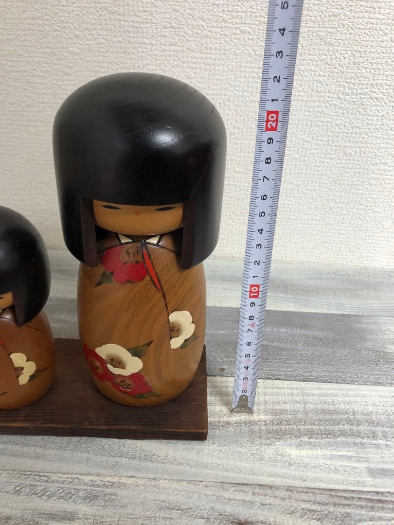 卯三郎作　春の詩　創作こけし　伝統工芸　昭和レトロ