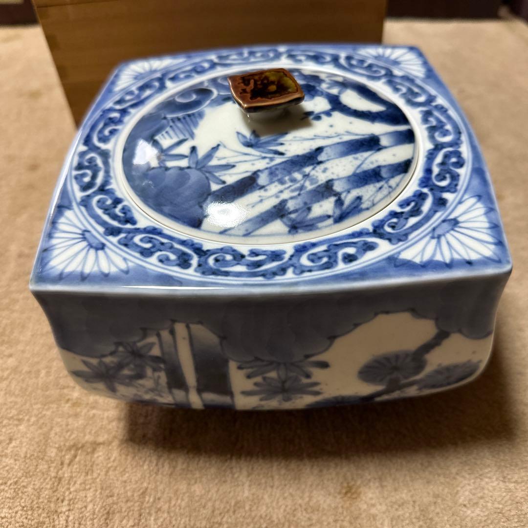 福泉窯　水指型蓋物　有田焼