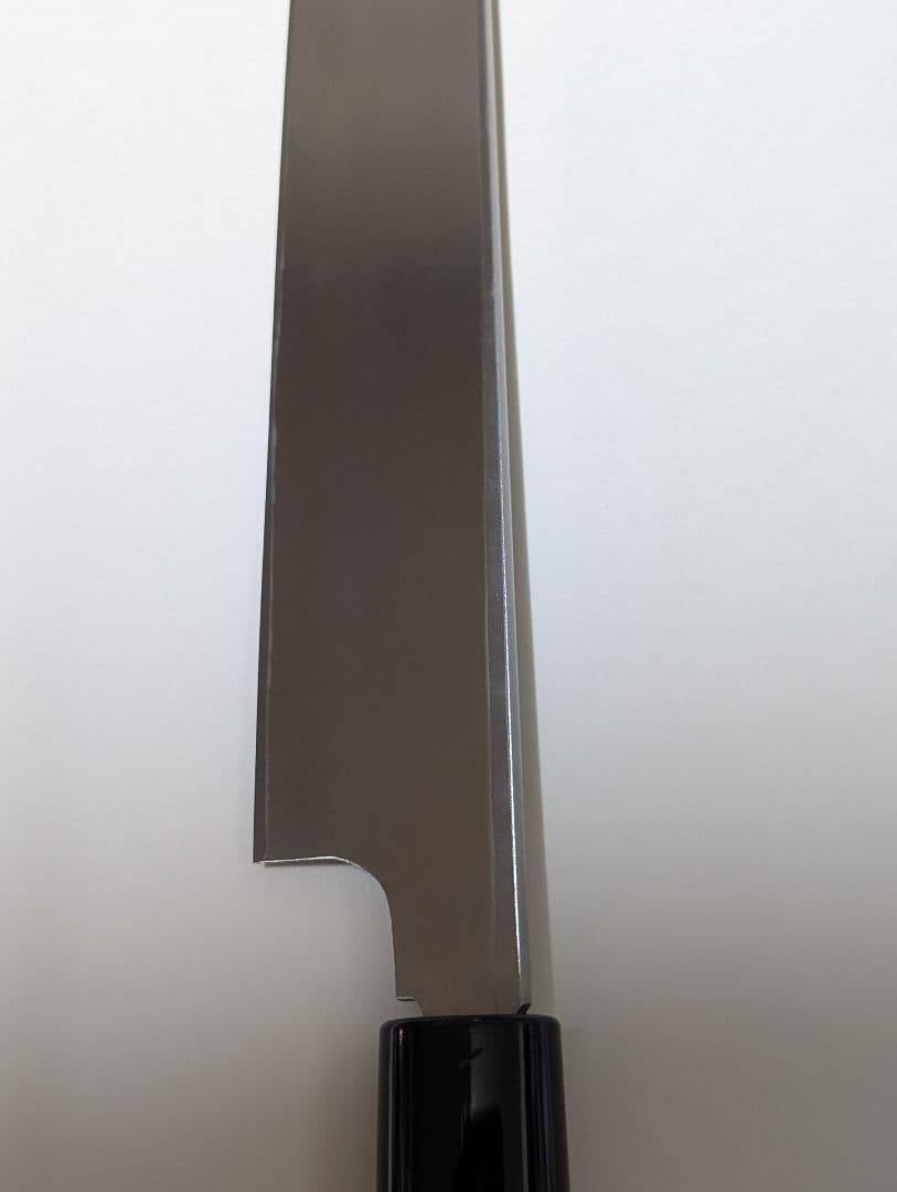 【柳刃包丁】手造り　打刃物　兼久作　純日本鋼　吉金刃物製作所　刃物鍛冶