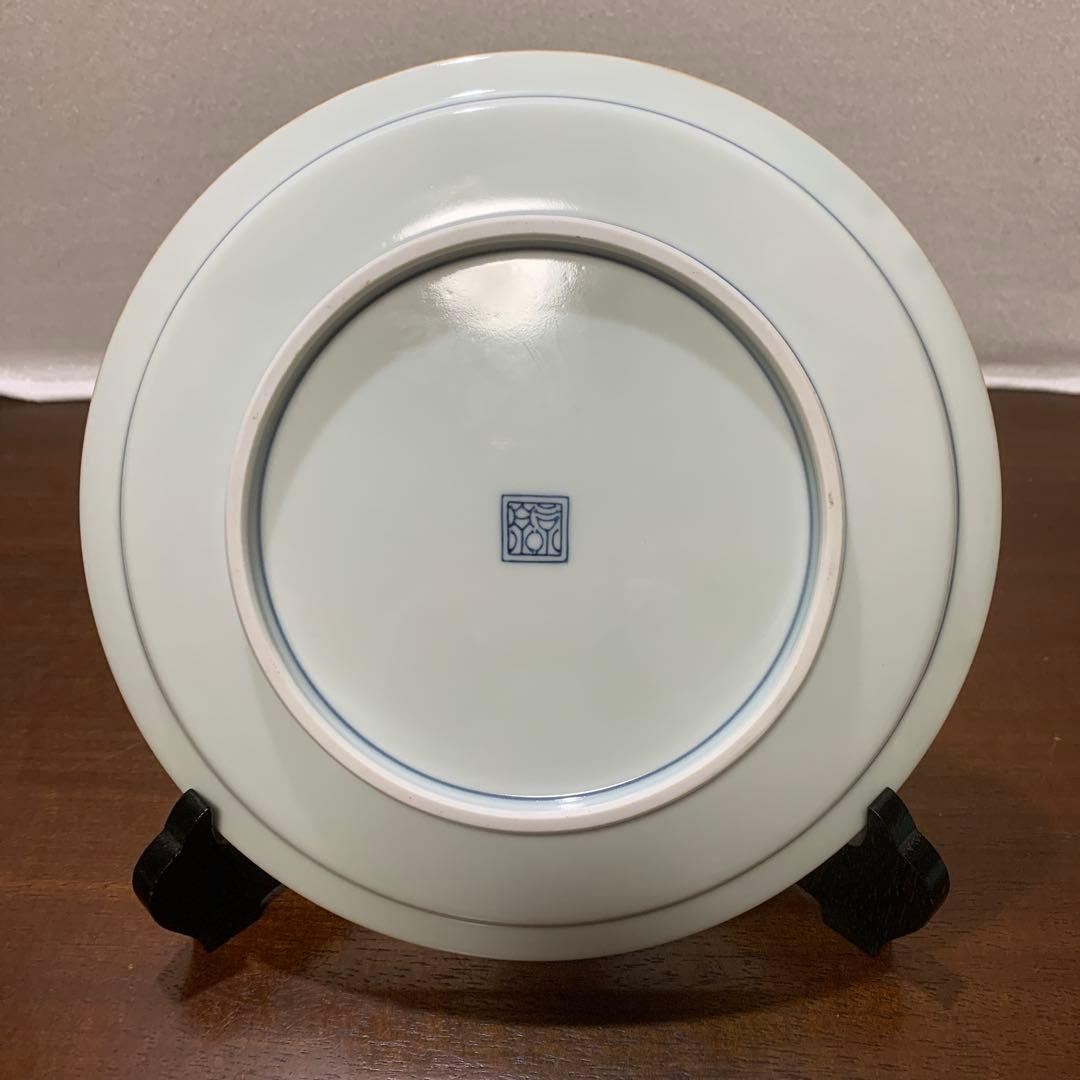 馬場京泉　魯山人写し　染付福字文皿　5枚入り 北大路魯山人