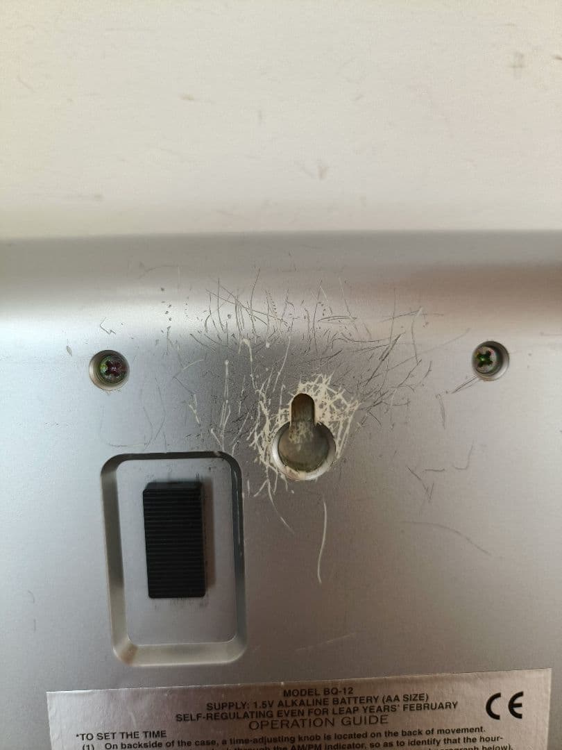 TWEMCO　トゥエンコ　 BQ-12　シルバー　掛け時計　時計　クロック