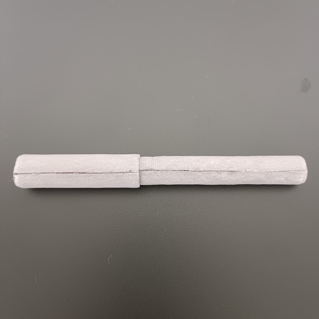 【文染】 やわらかな万年筆 ふわり ジビエレザー 鹿革 灰