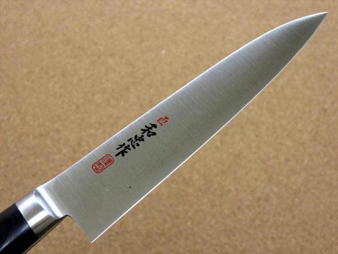 関の刃物 ペティナイフ 125mm VG-1 炭素鋼 果物包丁 共口金 プロ仕様