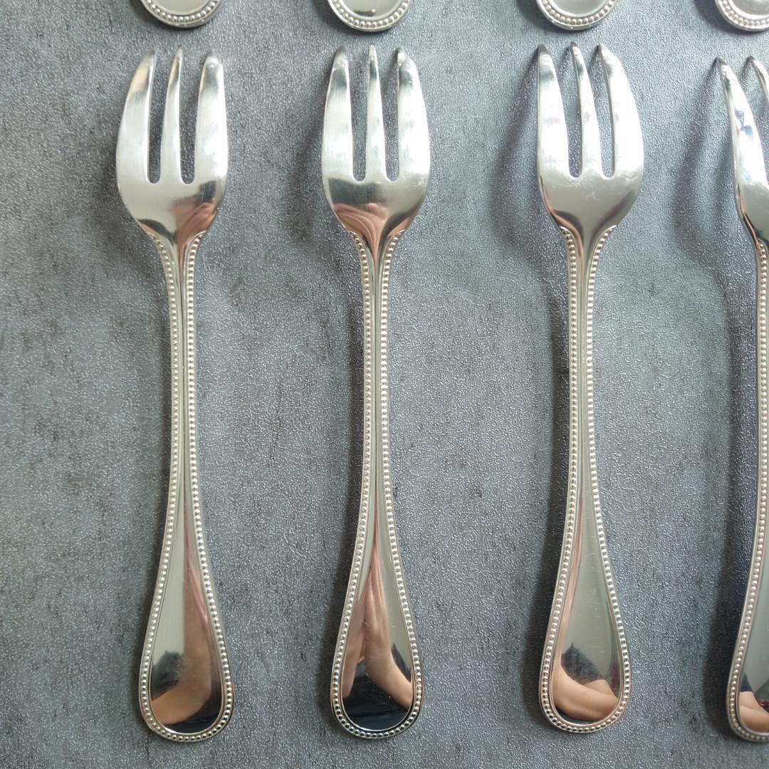 格安 クリストフル パール ケーキフォーク 12点