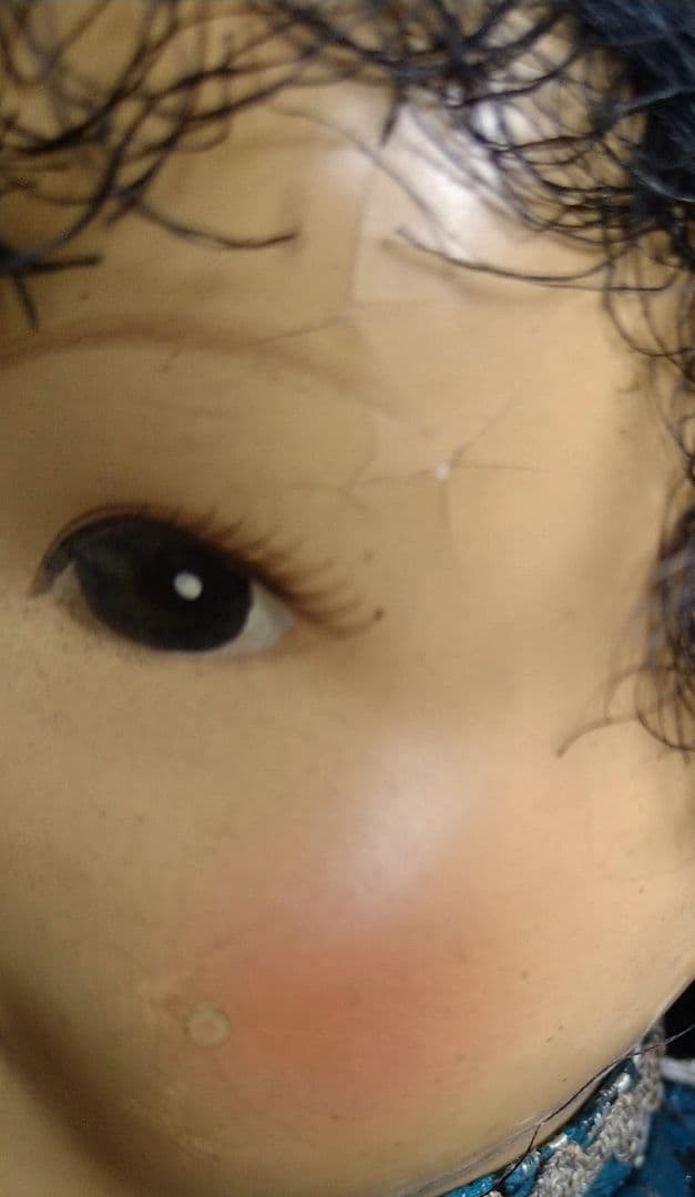 ヴィンテージ 中国服 ビスク(?) ドール