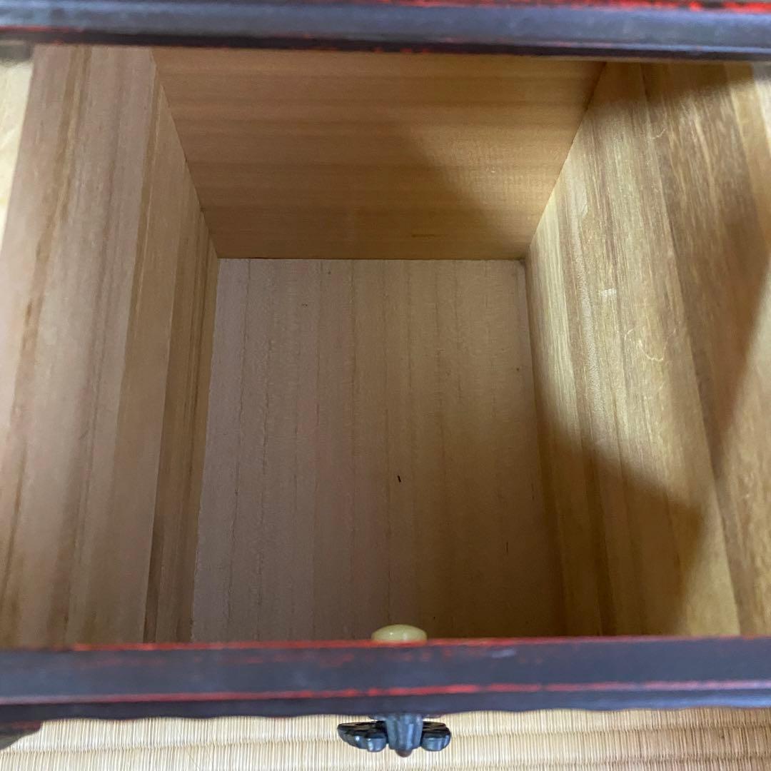 鎌倉彫 伝統工芸品　鏡台 ドレッサー ミラー 化粧台 漆塗り 松竹梅 和家具