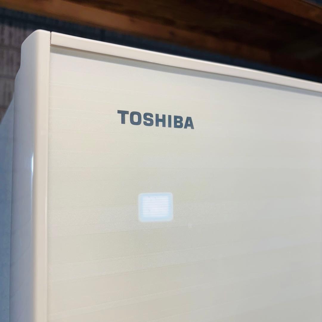 TOSHIBA 363L 冷蔵庫 大容量 ガラストップ【地域限定配送無料】