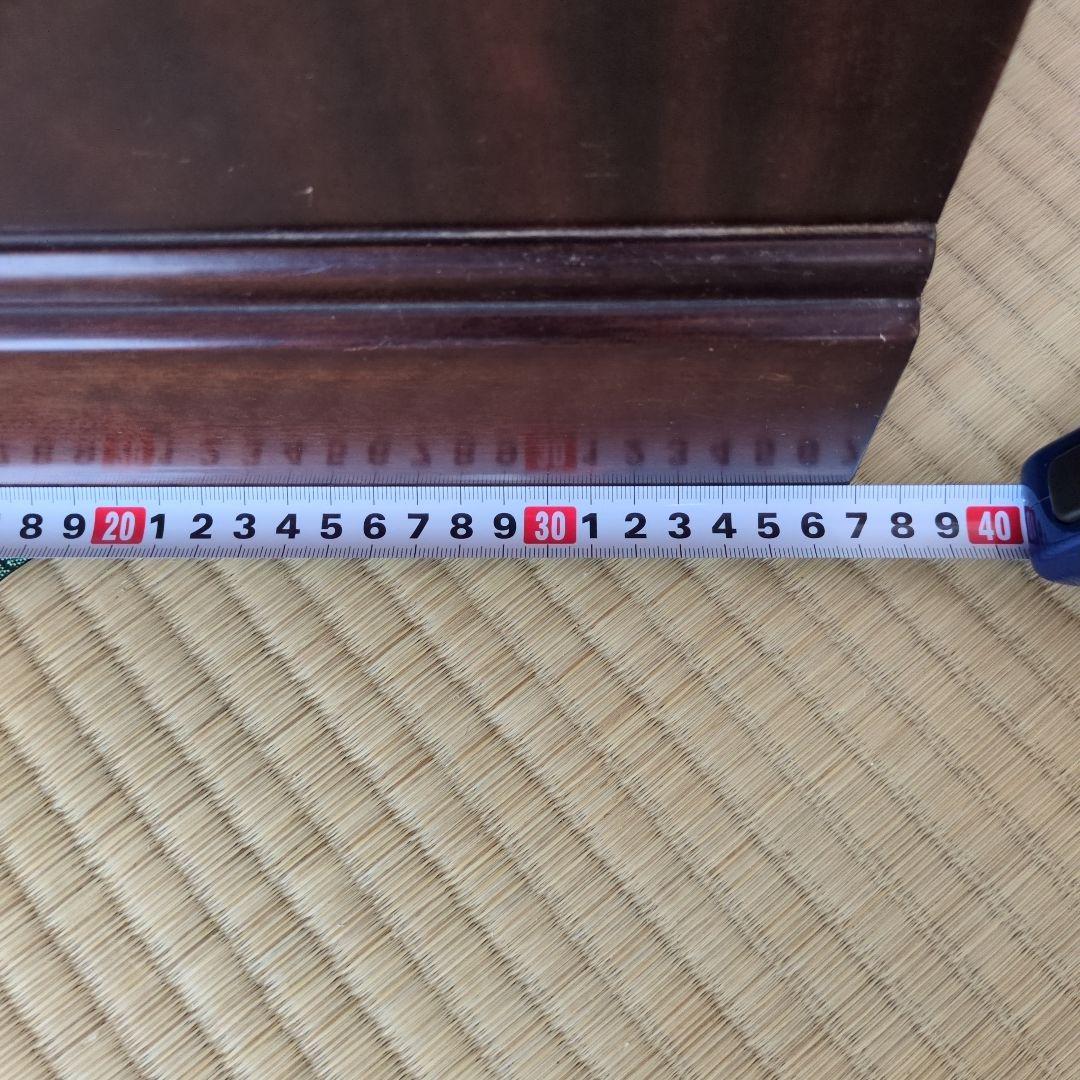 昭和レトロ 鎌倉彫 茶箪笥 和製 飾り棚 シェルフ アンティーク 骨董