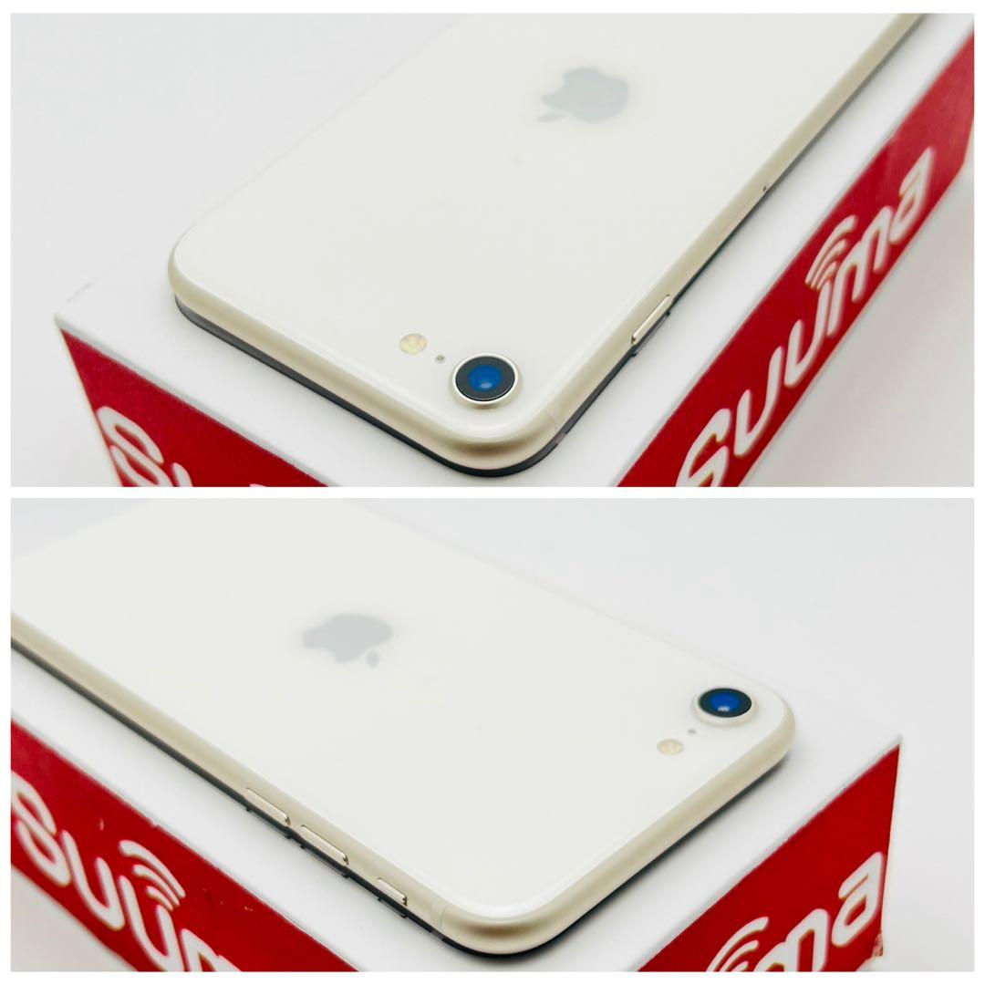 B 100% iPhone SE3 64 GB SIMフリー ホワイト 本体