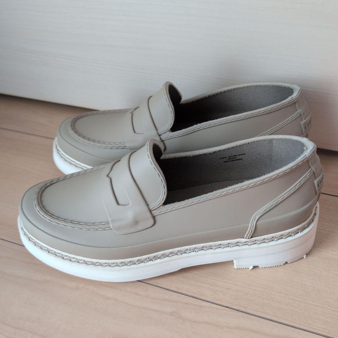 新品　HUNTER 　ハンター リファインドステッチペニーローファー