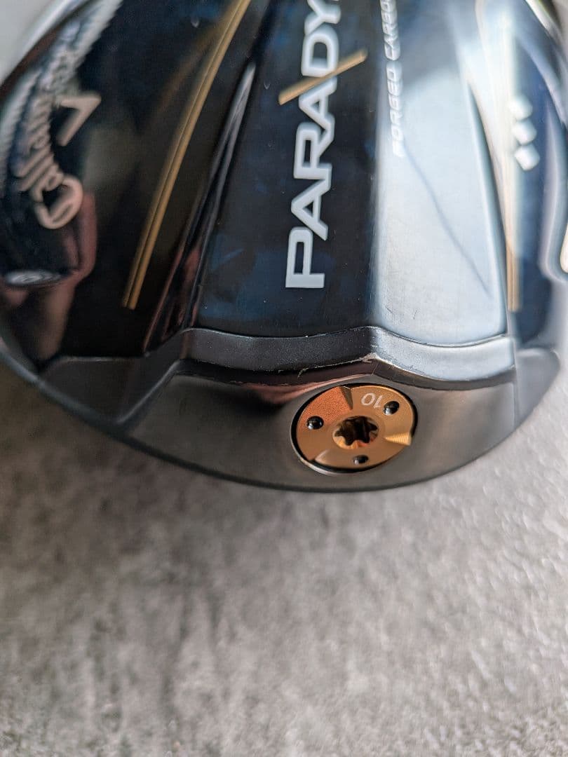 ●かなり美品　名器●パラダイム　トリプルダイヤモンド　ドライバー　９度ヘッドのみ