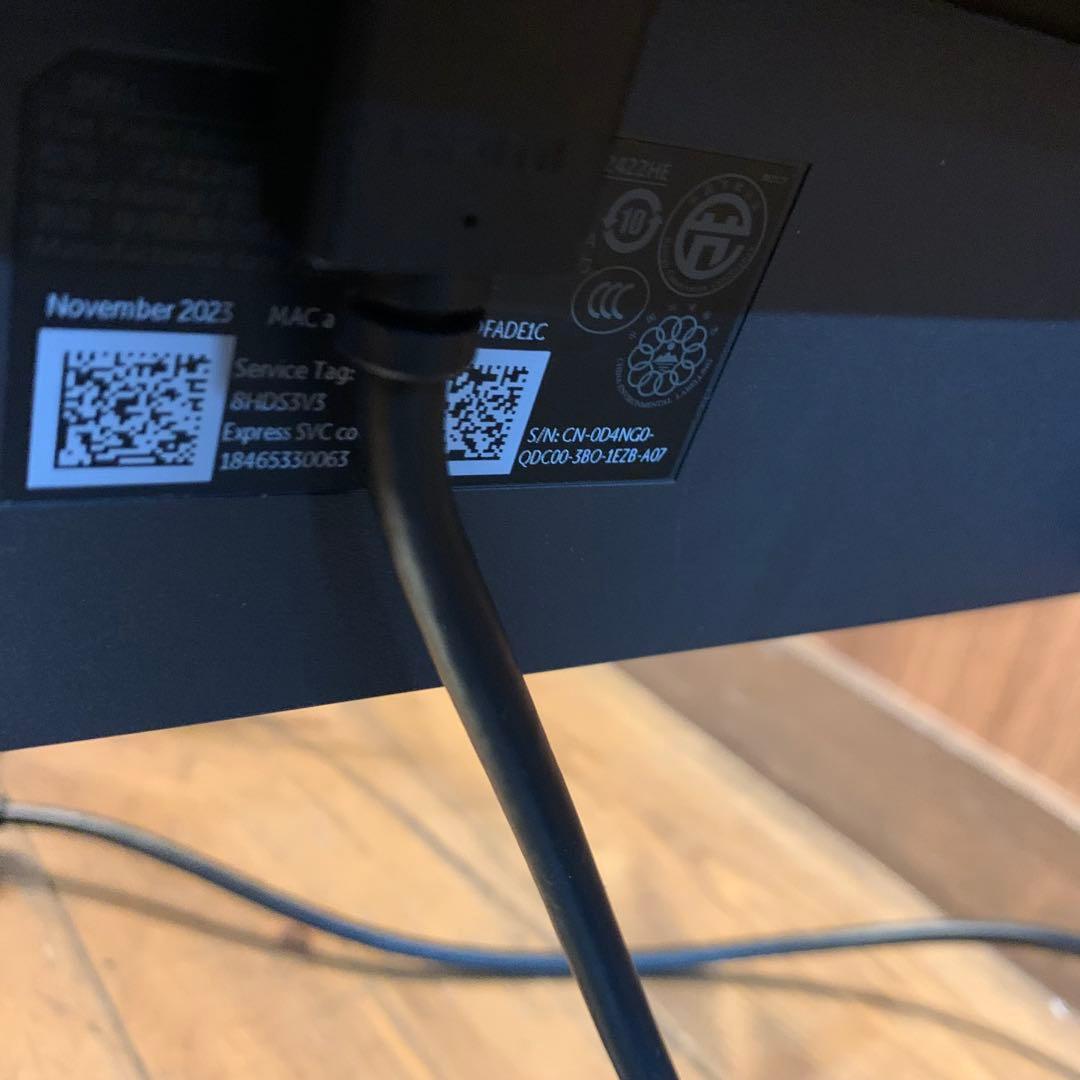 Dell 24インチディスプレイモニターIPS P2422HE