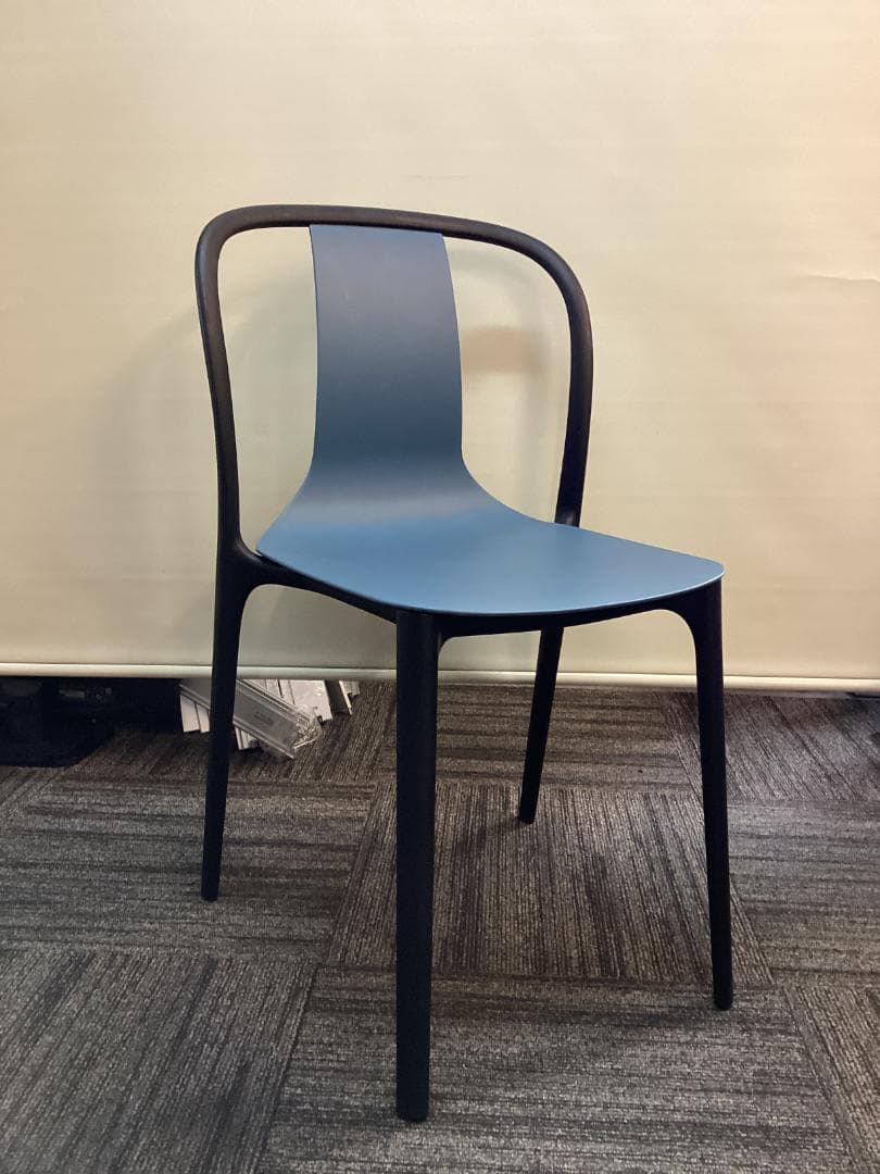 １脚のみ　ヴィトラ　ベルヴィルチェア　シーブルー　Belleville　ガーデン