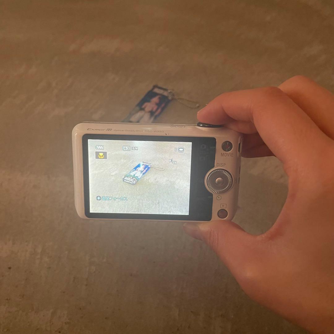 SONY Cyber-shot 16.2MP コンパクトデジタルカメラ ホワイト