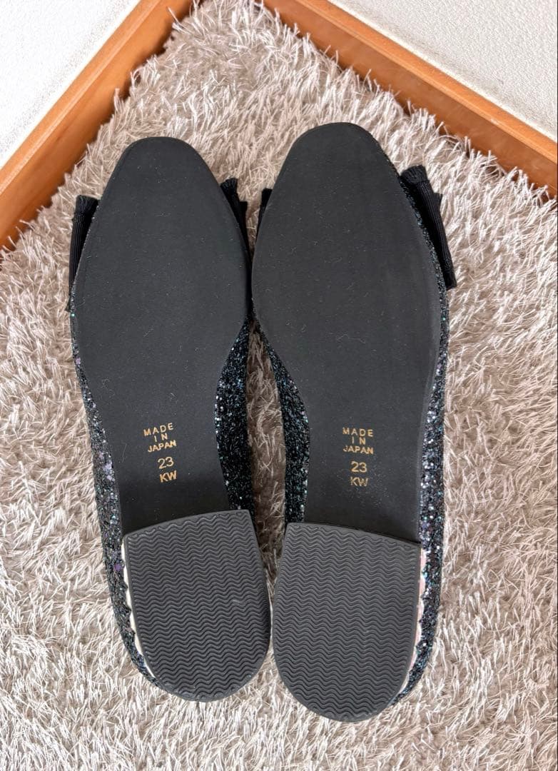 ❤️DIANA❤️グリッター ビジューソールフラットシューズ 23㎝ 新品未使用